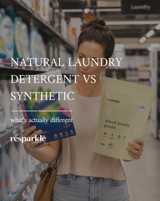 Natural laundry detergent vs synthetic — what's actually different