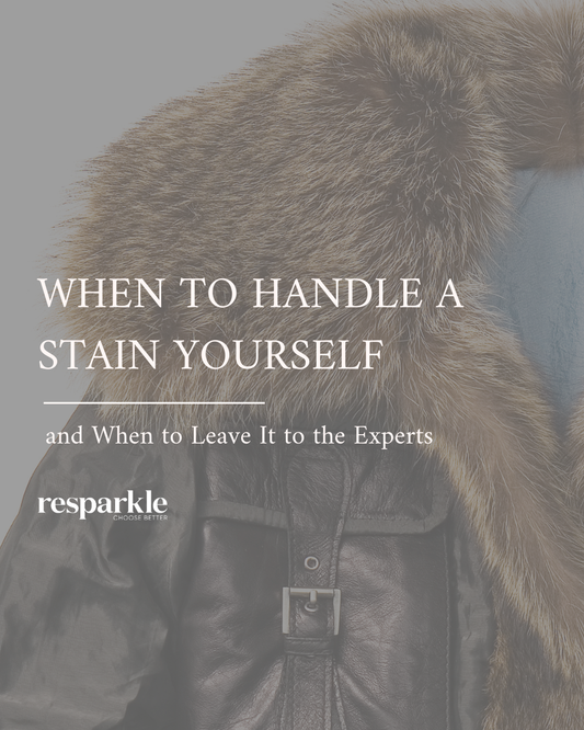 When to Handle a Stain Yourself and When to Leave It to the Experts